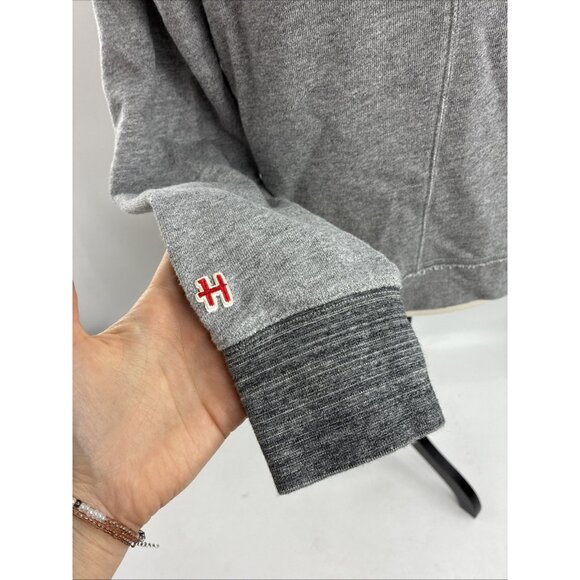 Homage Womens Size S Ohio Graphic Sweatshirt Gray Cowl Neck Pullover - Picture 5 of 7